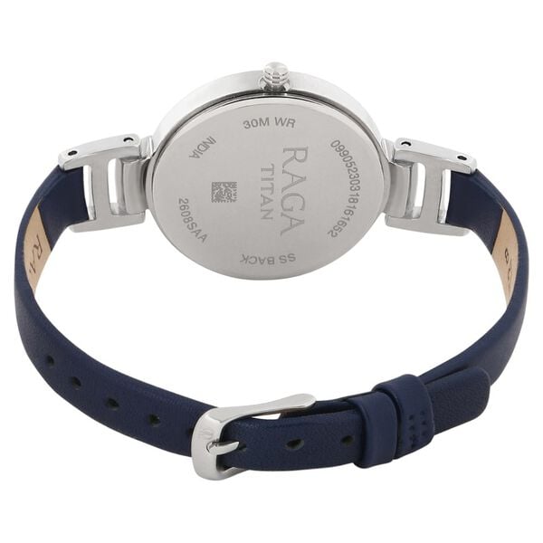 Titan NR2608SL01 Women’s Quartz Analog Leather Strap Watch