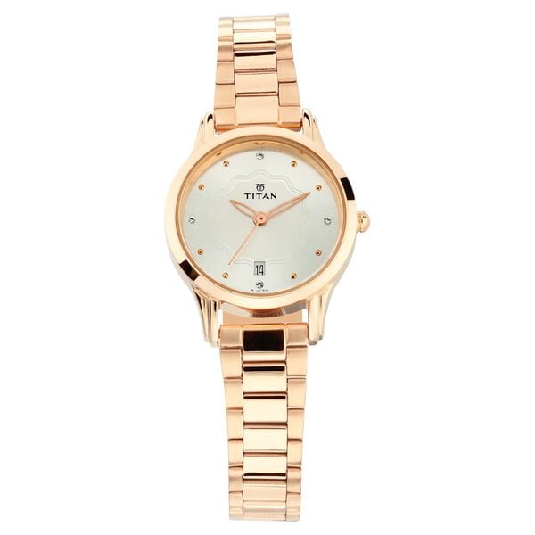 Titan 2628WM01 Silver Dial Women’s Karishma Analog Watch
