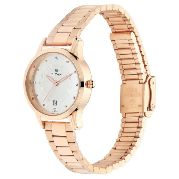 Titan 2628WM01 Silver Dial Women’s Karishma Analog Watch