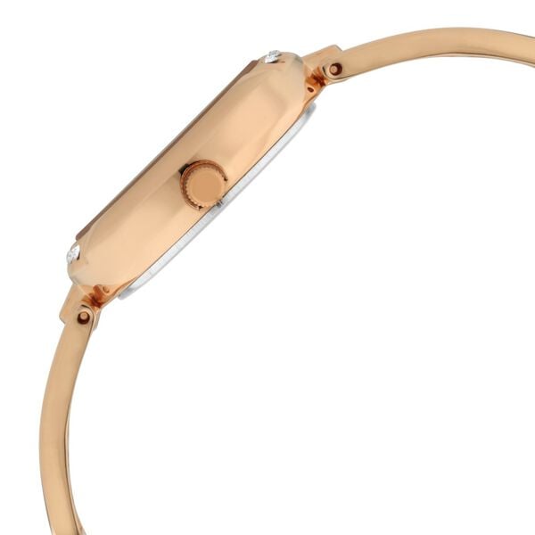 Titan 2637WM01 Women’s Quartz Analog Watch with Silver Dial & Rose-Gold Metal Strap