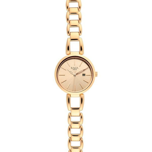 Titan 2642WM01 Women’s Analog Quartz Watch — Rose Gold Dial & Rose Gold Metal Strap
