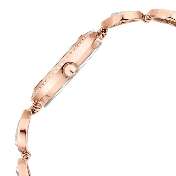 Titan 2643KM01 Women’s Quartz Analog Watch with Rose-Gold Dial & Metal Strap