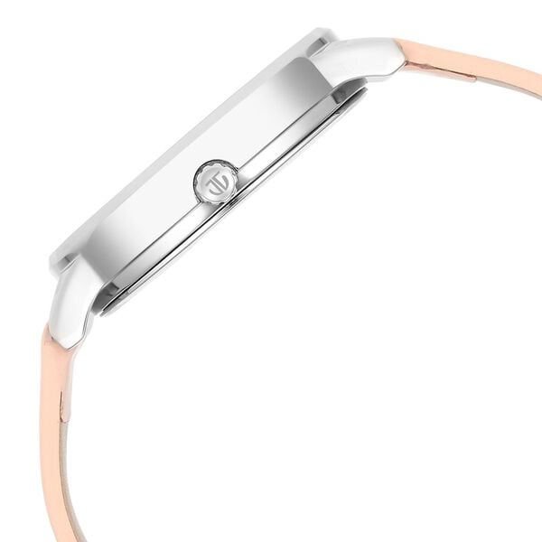Titan 2648SL07 Pink Dial Leather Strap Women’s Analog Watch