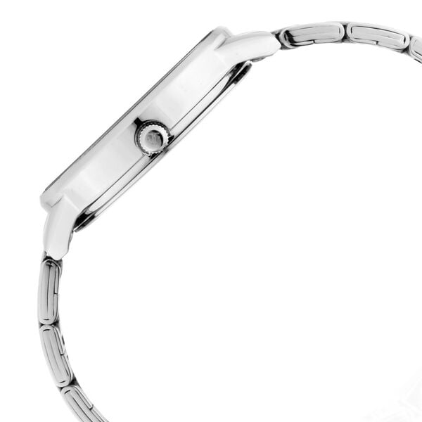 Titan 2648SM02 Women’s Quartz Analog Watch with Black Gradient Dial & Silver Metal Bracelet Strap