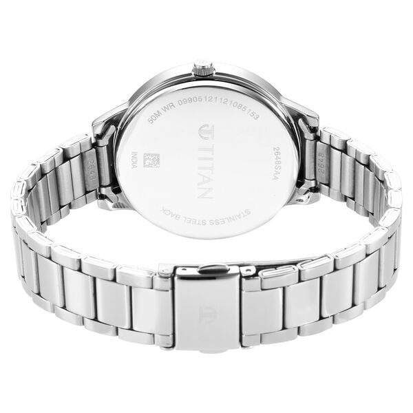 Titan 2648SM05 Trendsetters Quartz Analog Green Dial 36.5 mm Metal Case Stainless Steel Strap Women Watch