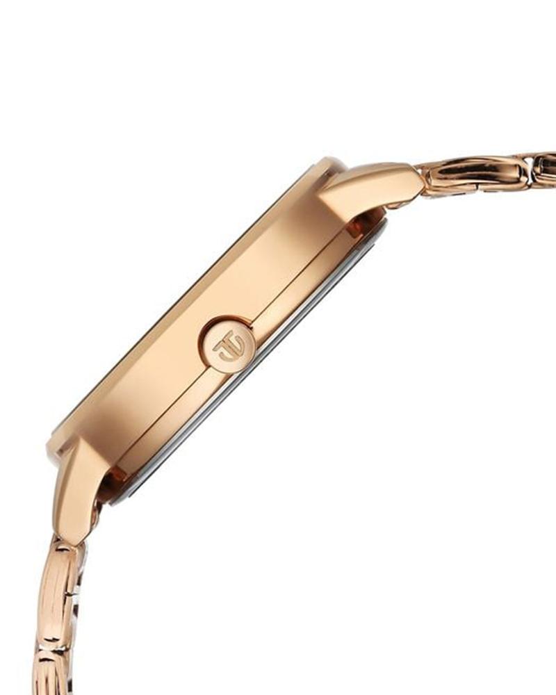 Titan 2648WM09 Razzle Dazzle Quartz Analog Green Dial Rose Gold Stainless Steel Women's Watch