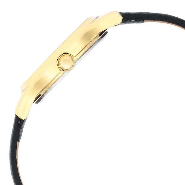 Titan 2679YL01 Karishma White Dial Women's Black Leather Analog Watch