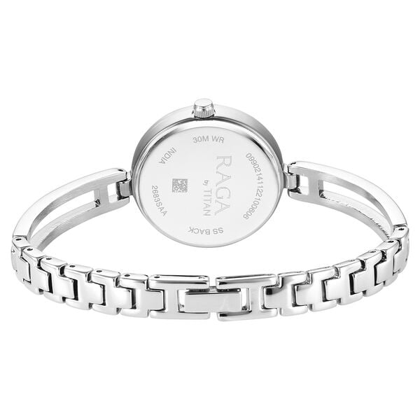 Titan 2683SM01 Women’s Quartz Analog Metal Strap Silver Dia lWatch