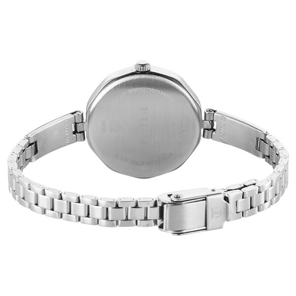 Titan 2702SM02 Women’s Quartz Analog Stainless Steel Blue Dial Watch