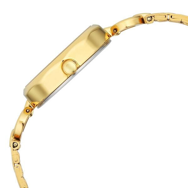 Titan – 2702YM01 Karishma Quartz Analog Women’s Watch with Silver Dial & Golden Metal Strap