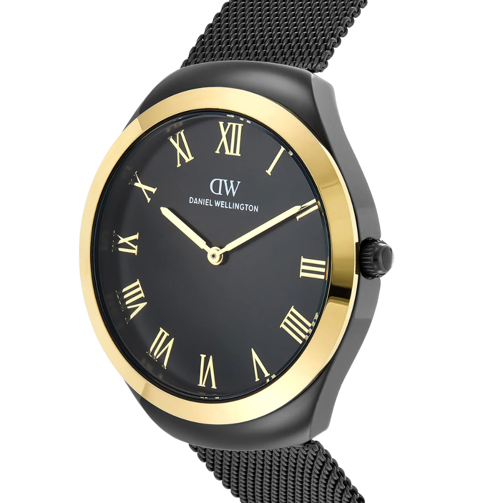 Daniel Wellington DW0DG2702 Black Dial Men's Black Stainless Steel Analog Watch