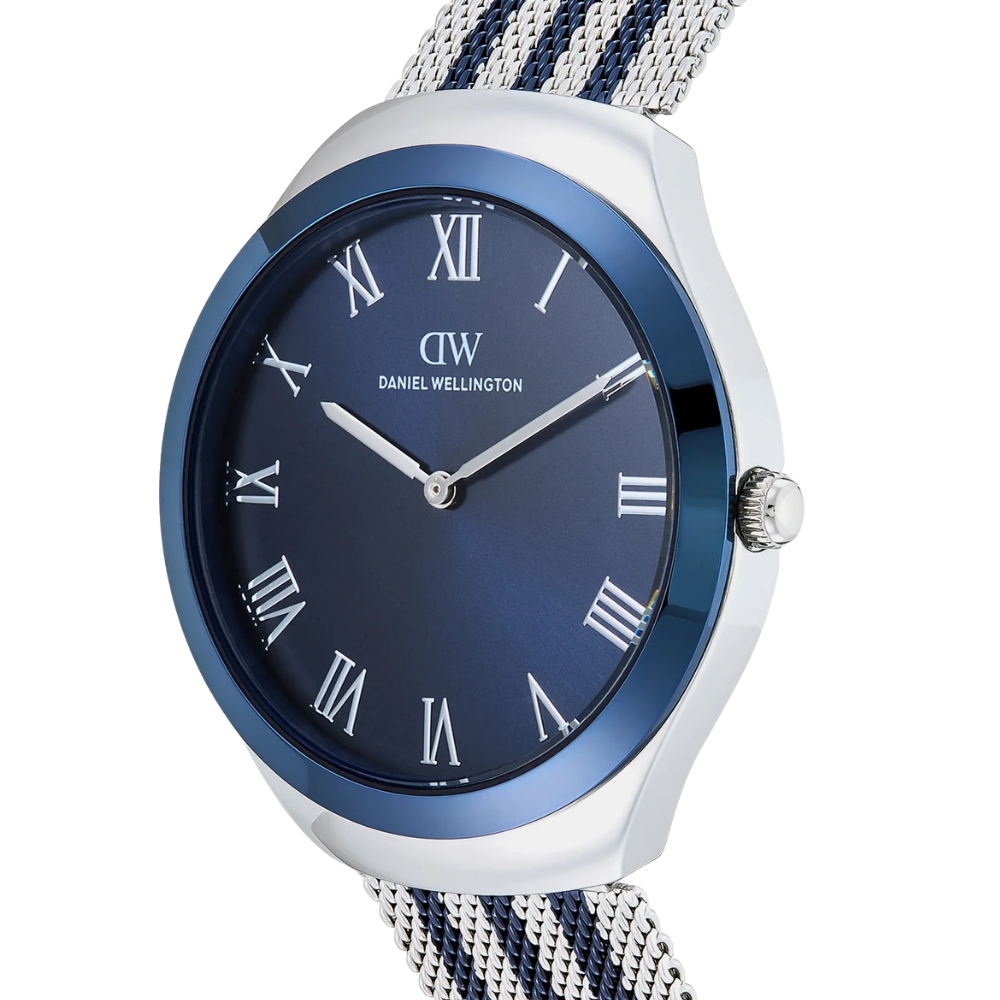 Daniel Wellington DW0DG2701 Blue Dial Men's Dual-Tone Stainless Steel Watch