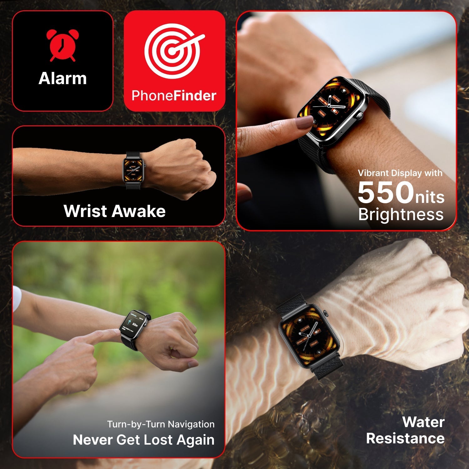 Timex TWIXW904T iConnect Navigator Smartwatch with BT-Calling