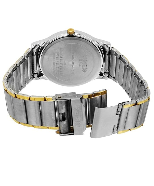 Timex TW000R426 Men’s Beige / Champagne Dial Two-Tone Stainless Steel Classic Watch