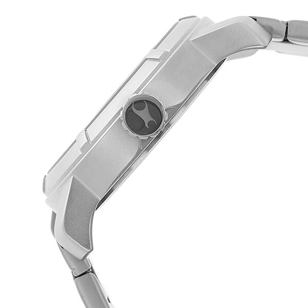 Fastrack 3021SM01 Quartz Analog Black Dial Stainless Steel Strap Men’s Watch