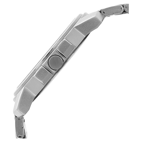 Fastrack 3039SM01 Quartz Analog Men’s Watch | White Dial | Silver Stainless Steel Bracelet | Round Case | Mineral Glass | 50 m Water Resistant