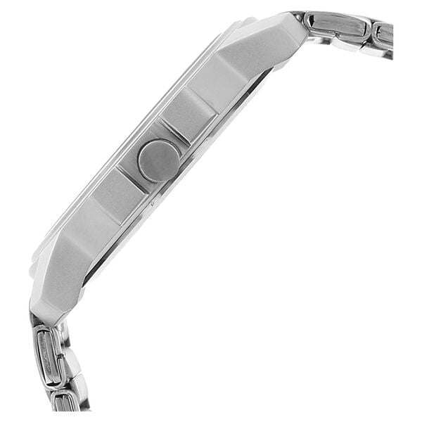 Fastrack 3039SM08 Analog Quartz Men Watch – Black Dial, Silver Stainless Steel Strap, Mineral Glass, Bold Casual Style