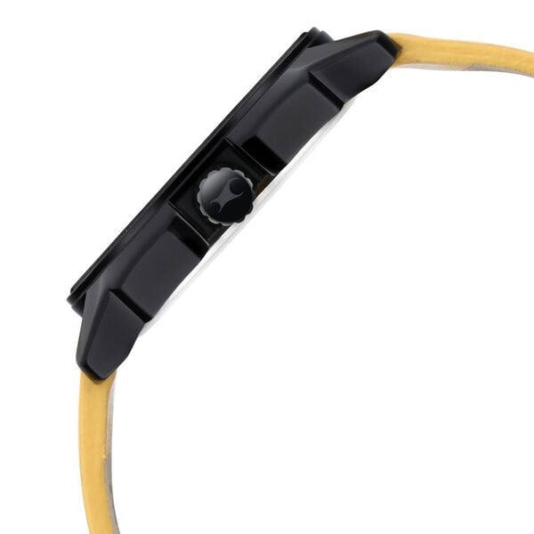 Fastrack 3298NL01 Quartz Analog Black Dial Yellow Leather Strap Men’s Watch