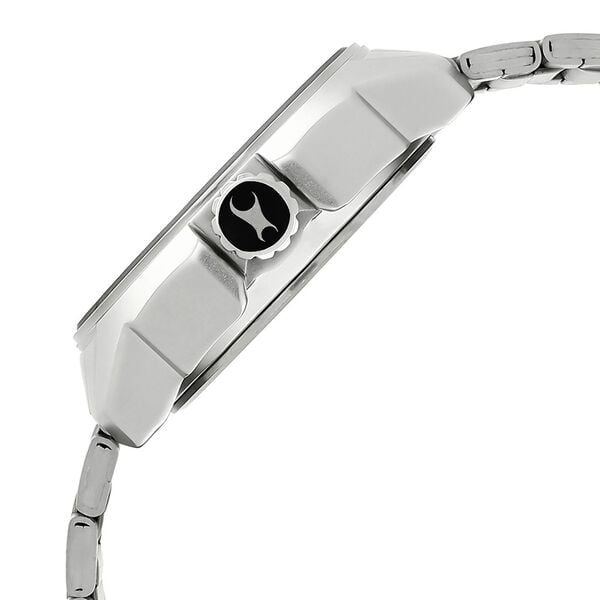 Fastrack 3089SM08 Hit List 1 Quartz Analog Silver Dial with Stainless Steel Strap Watch for Men