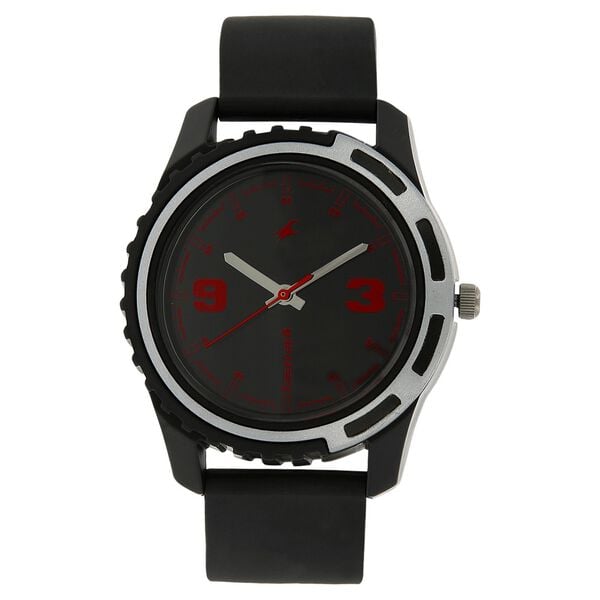 Fastrack 3114PP03 Analog Quartz Men Watch – Black Dial, Black Strap