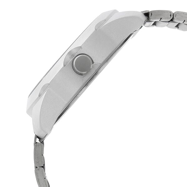 Fastrack 3123SM02 Quartz Analog Men’s Watch with Silver Dial & Silver Stainless Steel Bracelet