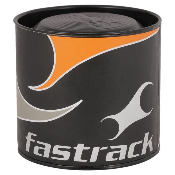 Fastrack 3184SL01 Men’s Quartz White Dial Analog Watch with Silver Stainless Steel Strap