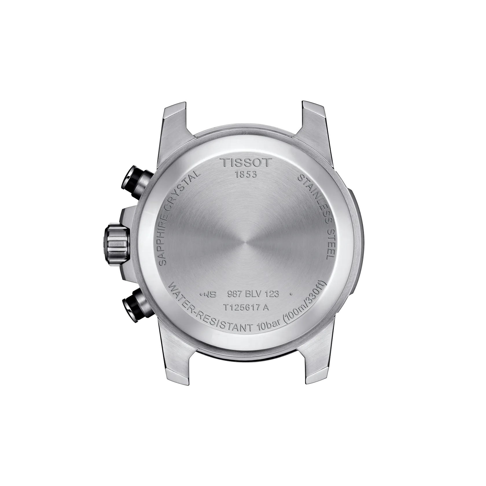 Tissot T1256171105100 Black Dial 45.5 mm Men’s Swiss Quartz Supersport Chrono Watch – Stainless Steel Case & Bracelet, Sapphire Crystal