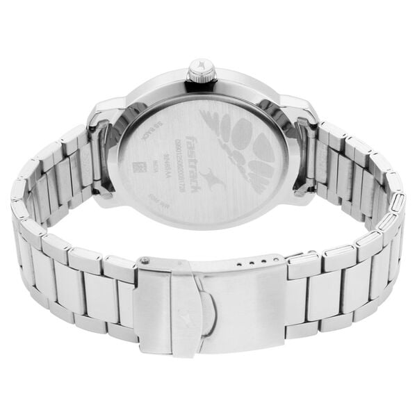 Fastrack 3246SM03 Men’s Blue Dial Quartz Analog Watch with Stainless Steel Strap