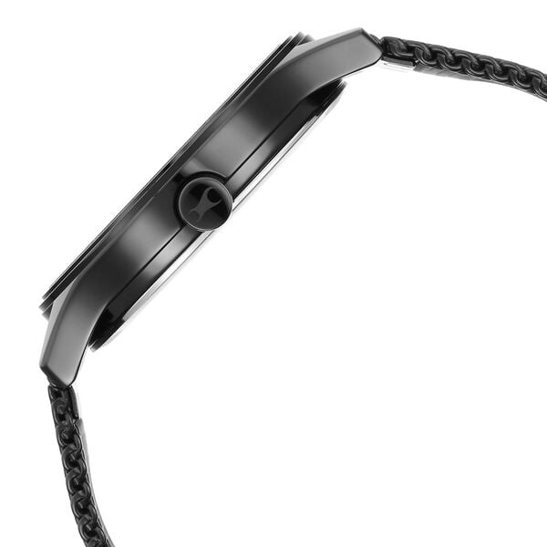 Fastrack 3247NM03 Black Dial Black Stainless Steel Strap Men’s Watch