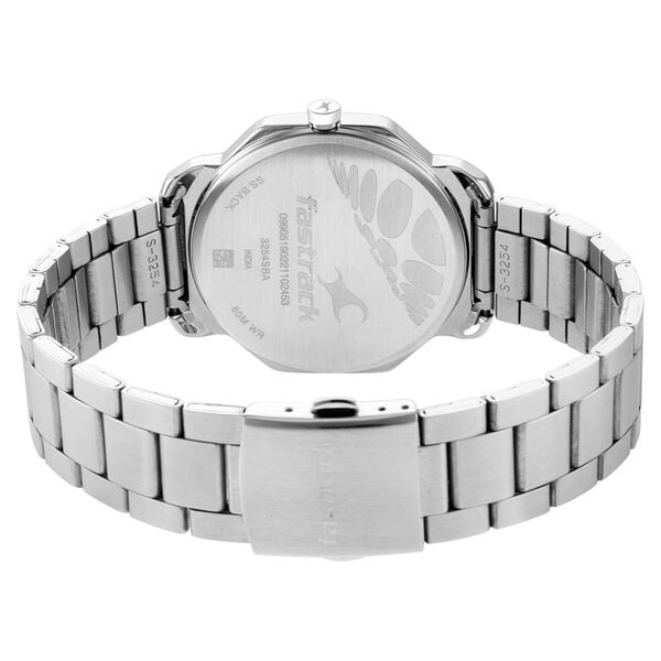 Fastrack 3254SM01 Quartz Analog Silver Dial Metal Strap Men’s Watch