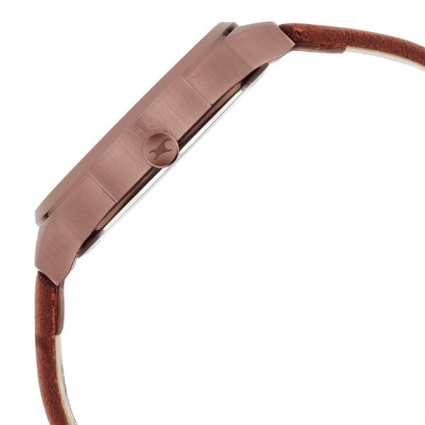Fastrack 3273QL01 Quartz Analog Black Dial Brown Leather Strap Men’s Watch