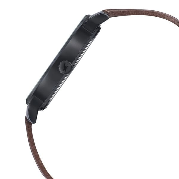 Fastrack 3278NL01 Quartz Analog Silver Dial Brown Leather Strap Men’s Watch
