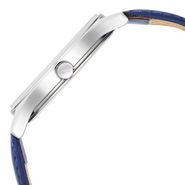 Fastrack 3290SL01 Analog Quartz Men Watch – Blue Dial, Blue Leather Strap, Casual Everyday Style
