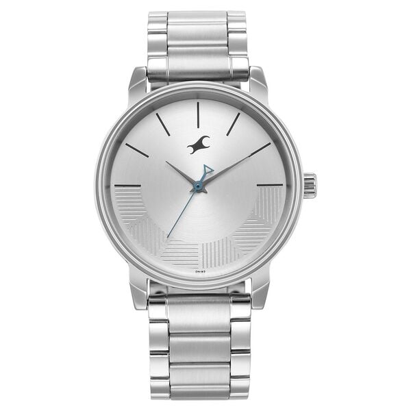 Fastrack 3291SM02 Quartz Analog Silver Dial Metal Strap Men’s Watch