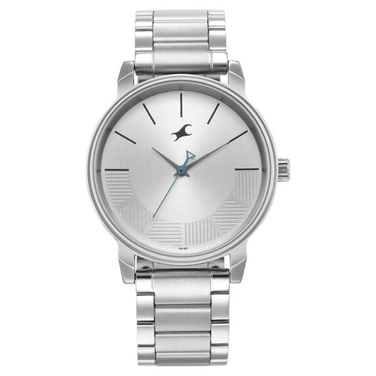Fastrack 3291SM02 Quartz Analog Silver Dial Metal Strap Men’s Watch