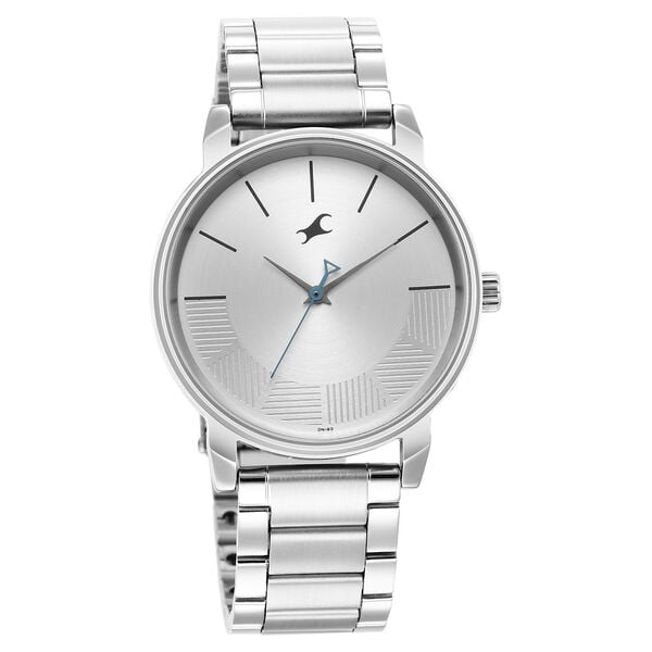 Fastrack 3291SM02 Quartz Analog Silver Dial Metal Strap Men’s Watch
