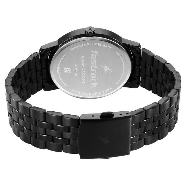 Fastrack Urban Camo NS3295NM01 Quartz Analog Black Dial Black Metal Strap Men’s Watch