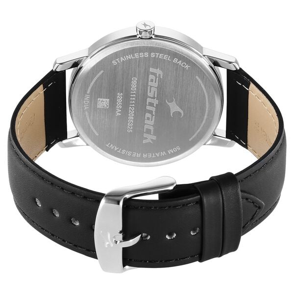 Fastrack 3295SL01 Quartz Analog Black Dial Leather Strap Men’s Watch (Urban Camo)
