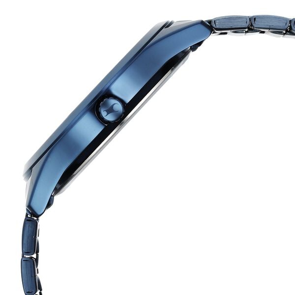 Fastrack 3317QM01 Analog Quartz Men Watch – Blue Dial, Blue Stainless Steel Strap
