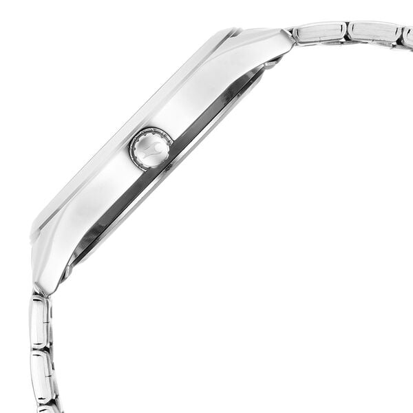 Fastrack 3317SM01 Stunners Quartz Analog Silver Dial Silver Stainless Steel Strap Men’s Watch