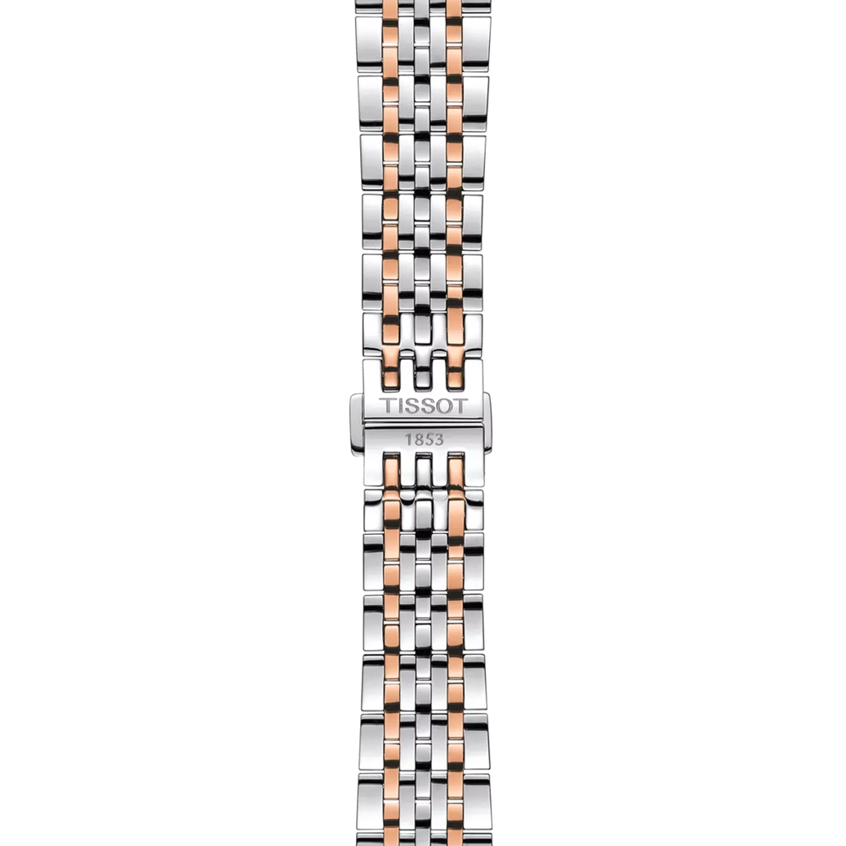 Tissot LE LOCLE T0064072203300 Swiss Automatic Powermatic 80 Silver Dial Two-Tone Stainless Steel Bracelet Watch For Men