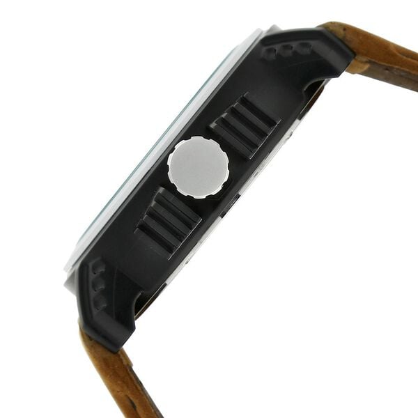 Fastrack 38015PL03 Analog Quartz Men’s Watch | Grey Dial | Brown Leather Strap | Round Case | 50 m Water Resistant