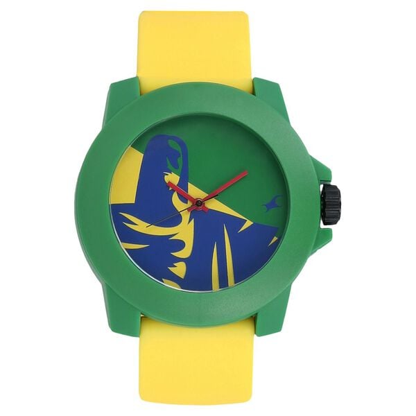 Fastrack 38021PP13J Quartz Analog Multicoloured Dial Plastic Strap Unisex Watch