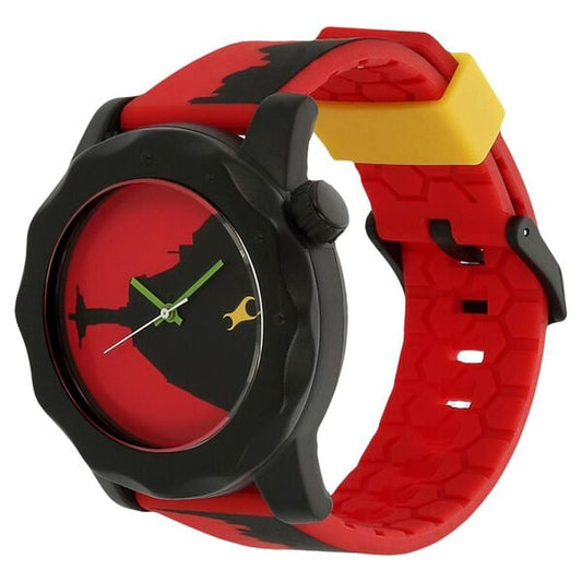 Fastrack Plastic Rio Tees Analog White Dial Unisex Watch - 38022PP10 – Red Dial, Red Plastic Strap & Casual Everyday Style