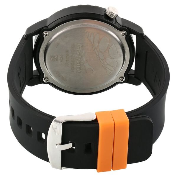 Fastrack 38039PP02 Quartz Analog Beige Dial Plastic Strap Unisex Watch