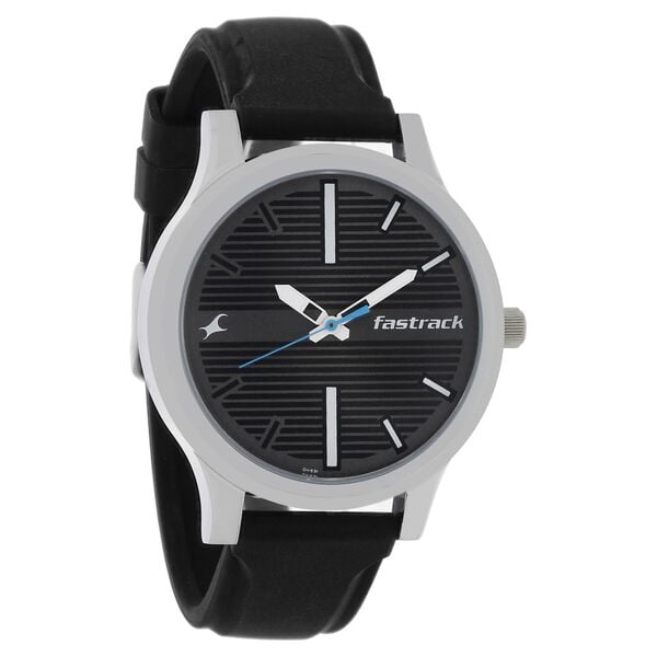 Fastrack 38051SP01 Quartz Analog Grey Dial Silicone Strap Men’s Watch