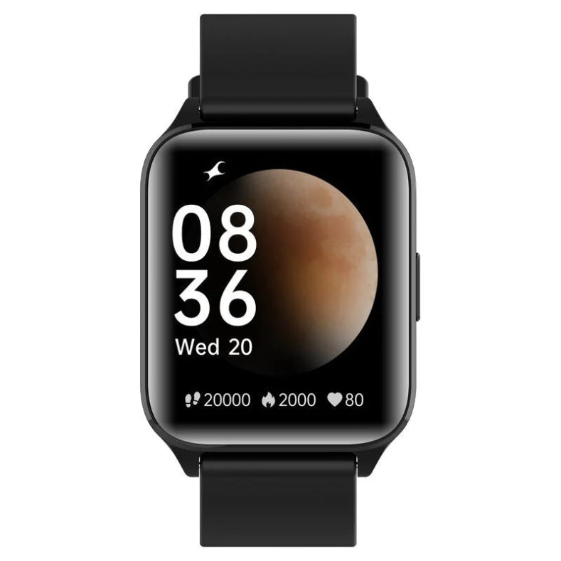 Fastrack 38136PP01K Volt S1 Unisex Black Bluetooth Calling Smartwatch with 1.83" TFT Display