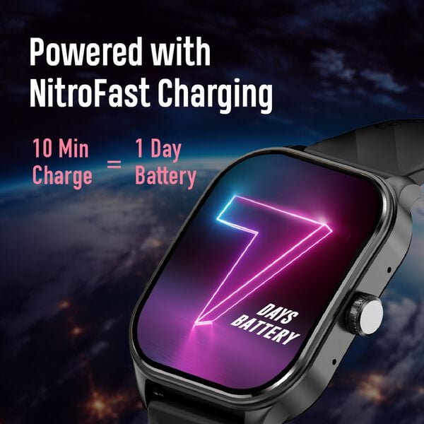 Fastrack POWER-BEIGE Reflex Power Unisex AMOLED Smartwatch with Bluetooth Calling Beige Strap