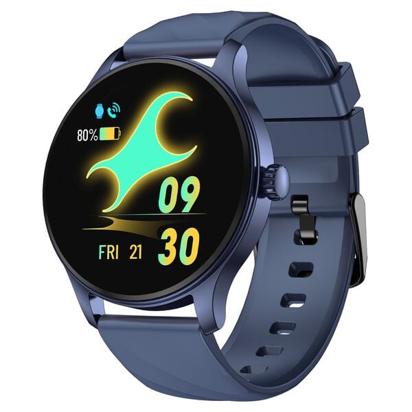 Fastrack 38088PP07K Jupiter R1 Smartwatch 3.50 cm UltraVU TFT Display Blue Silicone Strap Unisex Watch