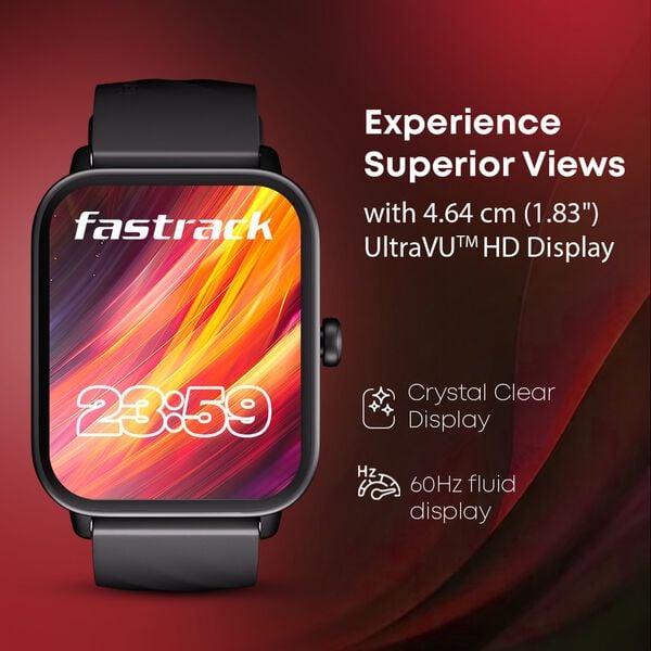 Fastrack 38100PP10K Limitless Glide X Beige Smartwatch with BT Calling & 100+ Sports Modes
